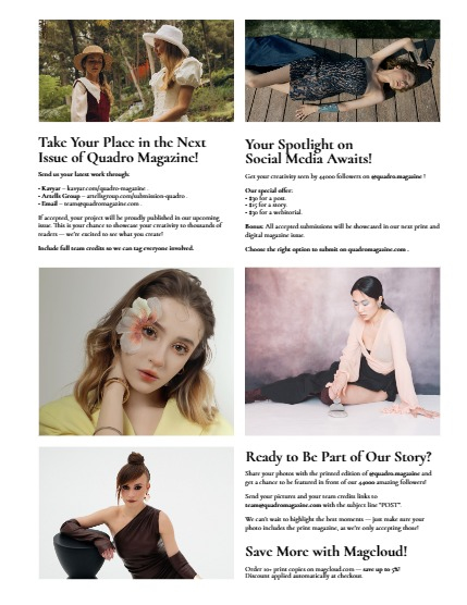 QUADRO MAGAZINE - FASHION & GLAMOUR MAY (Vol 1082), page 3