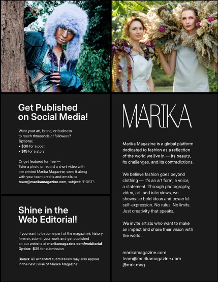 MARIKA MAGAZINE PORTRAIT  (ISSUE 5982 - OCTOBER), page 2