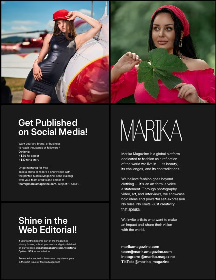 MARIKA MAGAZINE PORTRAIT (ISSUE 6384 - August), page 2