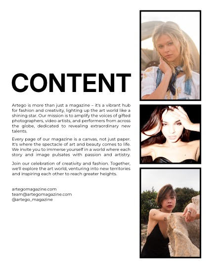 ARTEGO MAGAZINE - PORTRAIT AUGUST ISSUE 1032, page 2