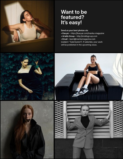 MARIKA MAGAZINE PORTRAIT (ISSUE 6040 - NOVEMBER), page 3