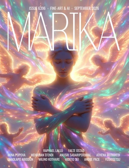 Марика, журнал. Искусство и ИИ, сентябрь, выпуск 6396 (MARIKA MAGAZINE FINE-ART & AI (ISSUE 6396 - SEPTEMBER)), page 1