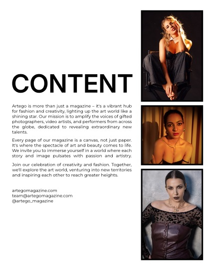 ARTEGO MAGAZINE - PORTRAIT MAY ISSUE 859, page 2