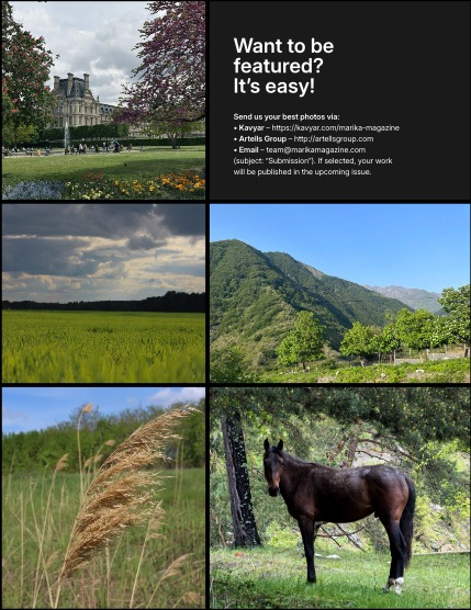 MARIKA MAGAZINE NATURE & TRAVELS (ISSUE 5802 - JULY), page 3