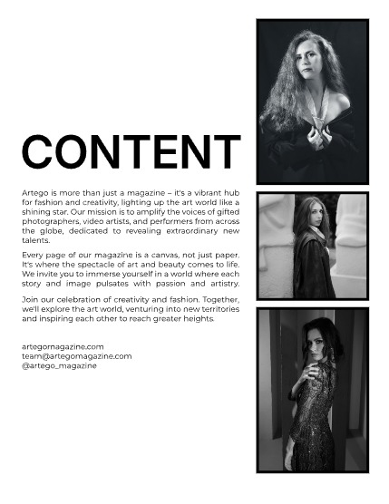 ARTEGO MAGAZINE - PORTRAIT ISSUE 1129, page 2