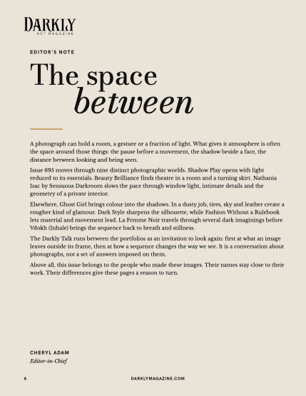 Darkly Issue 695, September 2026, page 6
