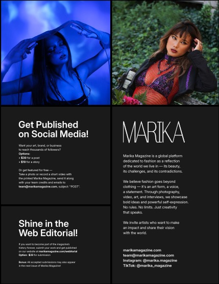 MARIKA MAGAZINE PORTRAIT (ISSUE 6387 - AUGUST), page 2