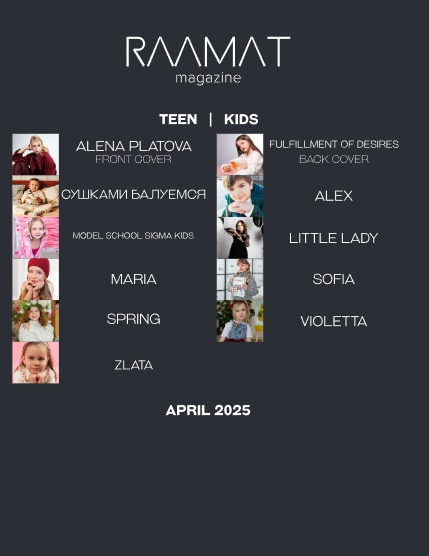 RAAMAT Magazine April 2025 Teen&Kids Edition Issue 1, page 3