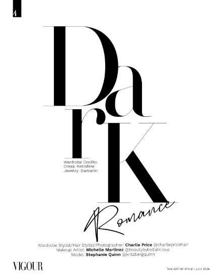 VIGOUR MAGAZINE The Art of Style | July 2026 | Issue 02, page 4