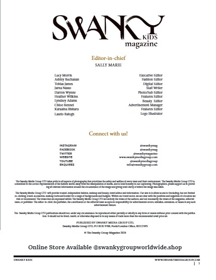Swanky Kids Magazine - November 2024: The Kids & Teens Edition Issue 5, page 3
