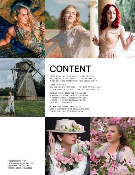 Фиджи, журнал. Портрет, август, выпуск 2262 (FIGGI MAGAZINE - PORTRAIT AUGUST (Vol 2262)), page 2