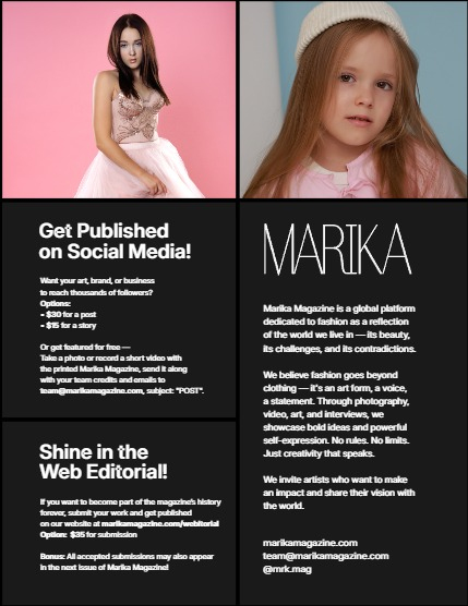 MARIKA MAGAZINE TEEN & KIDS (ISSUE 6025 - NOVEMBER), page 2