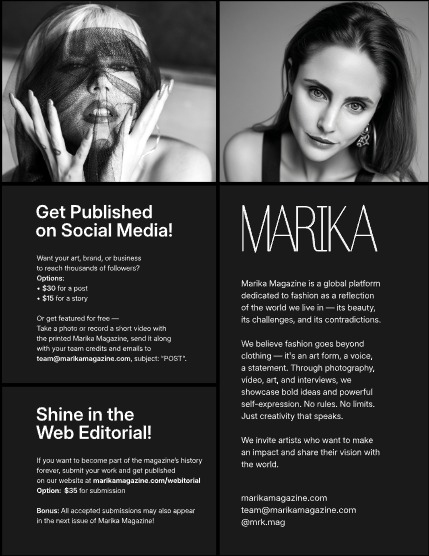 MARIKA MAGAZINE PORTRAIT (ISSUE 6063 - DECEMBER), page 2