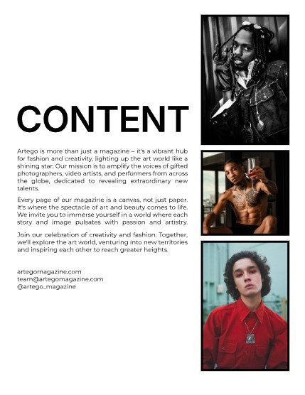 ARTEGO MAGAZINE - MEN DECEMBER ISSUE 1143, page 2