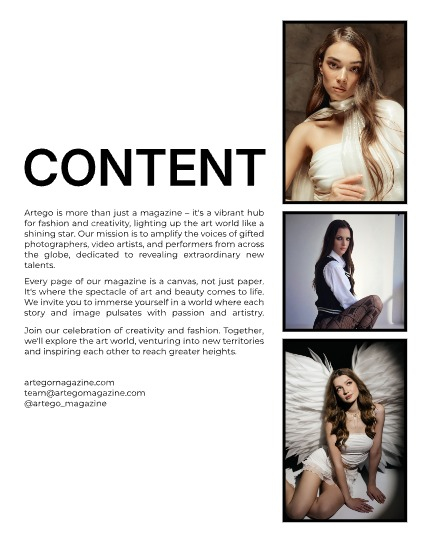 ARTEGO MAGAZINE - FASHION & DEGLAMOUR CEMBER ISSUE 1160, page 2