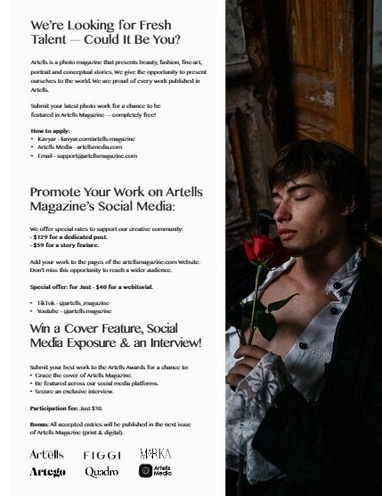 Артеллс, журнал. Мужской выпуск, сентябрь, выпуск 4262 (ARTELLS MAGAZINE - MEN SEPTEMBER (Vol 4262)), page 3