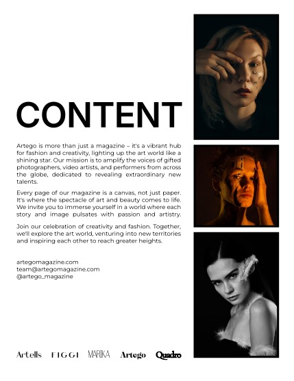 ARTEGO MAGAZINE - PORTRAIT SEPTEMBER ISSUE 1501, page 2
