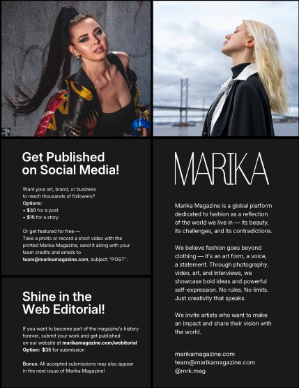 MARIKA MAGAZINE PORTRAIT (ISSUE 5760 - JUNE), page 2