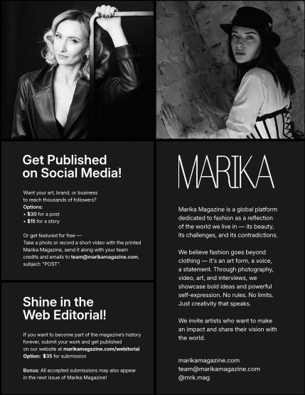 MARIKA MAGAZINE PORTRAIT (ISSUE 5806 - JULY), page 2