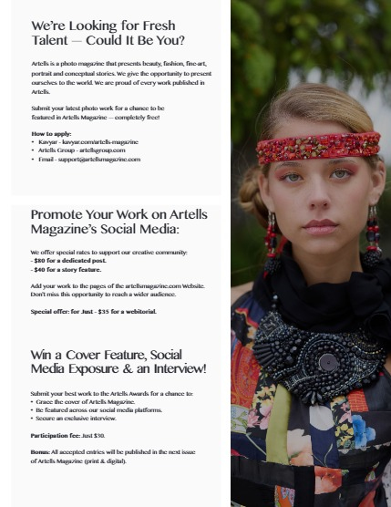 ARTELLS MAGAZINE - PORTRAIT AUGUST (Vol 3506), page 3