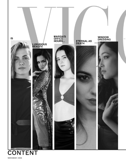 VIGOUR MAGAZINE The Black And White | October 2025 | Issue 03, page 2