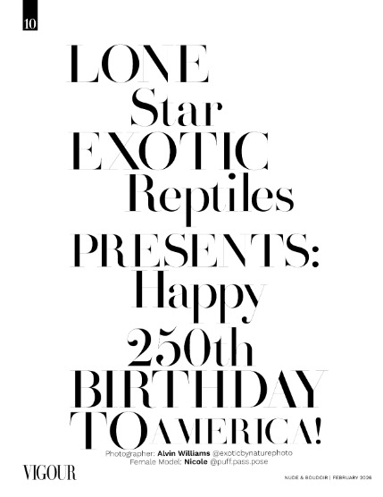 VIGOUR MAGAZINE The Nude & Boudoir | February 2026 | Issue 03, page 10