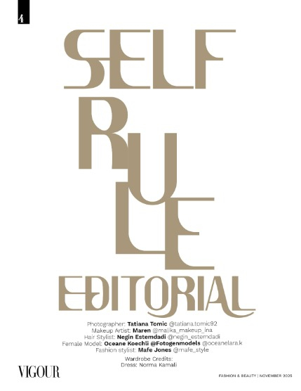 VIGOUR MAGAZINE Fashion & Beauty | November 2025 | Issue 10, page 4