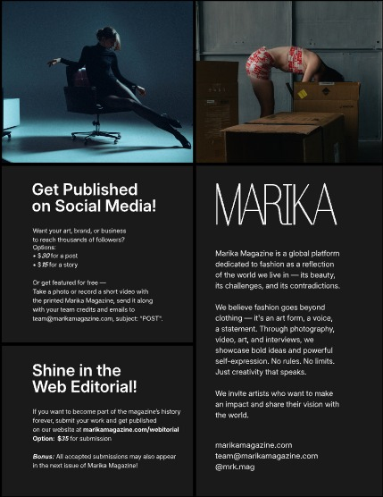 MARIKA MAGAZINE PORTRAIT (ISSUE 6038 - NOVEMBER), page 2