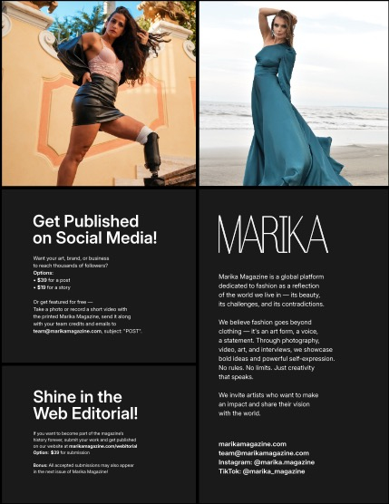 MARIKA MAGAZINE PORTRAIT (ISSUE 6422 - SEPTEMBER), page 2