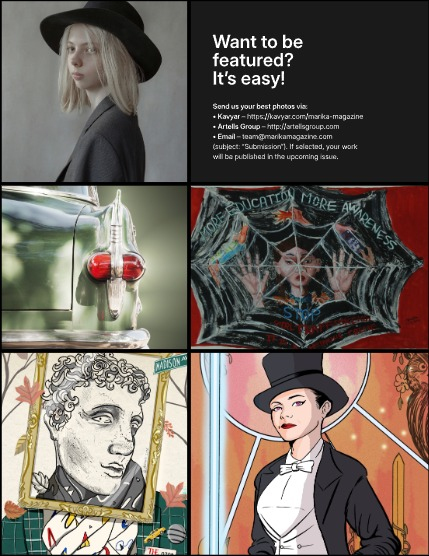 MARIKA MAGAZINE FINE-ART & AI (ISSUE 6073 - DECEMBER), page 3