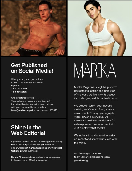 MARIKA MAGAZINE MEN (ISSUE 6156 - FEBRUARY), page 2
