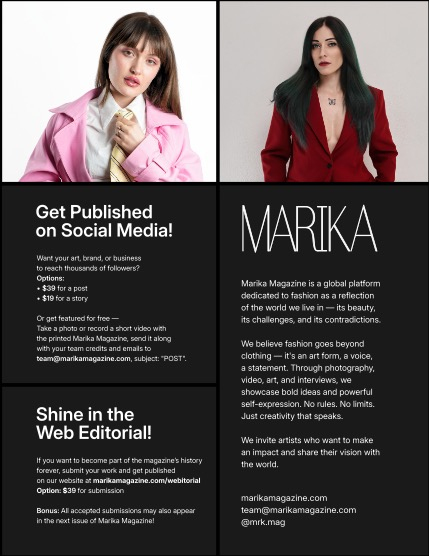 MARIKA MAGAZINE FASHION & GLAMOUR (ISSUE 6253 - April), page 2