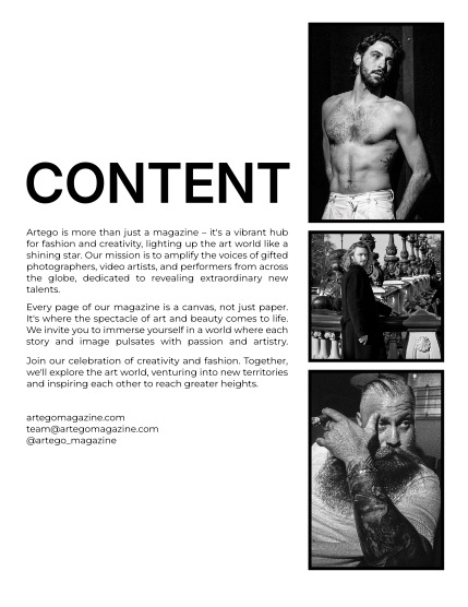 ARTEGO MAGAZINE - MEN JULY ISSUE 1426, page 2