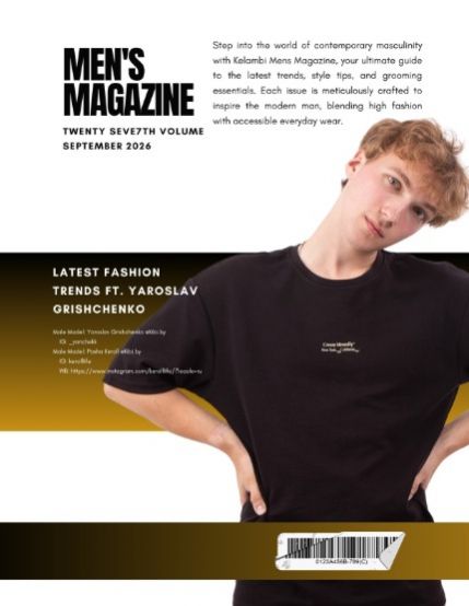 Келамби, журнал. Мужской выпуск мода портрет, сентябрь, выпуск 27 (Kelambi Magazine Men Fashion Portrait September Edition Vol 027), page 2