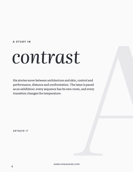 Артнуар, журнал. Сентябрь 2026, выпуск 17 (ARTNOIR Issue #17, September 2026), page 6