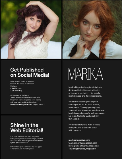 MARIKA MAGAZINE PORTRAIT (ISSUE 6414 - September), page 2