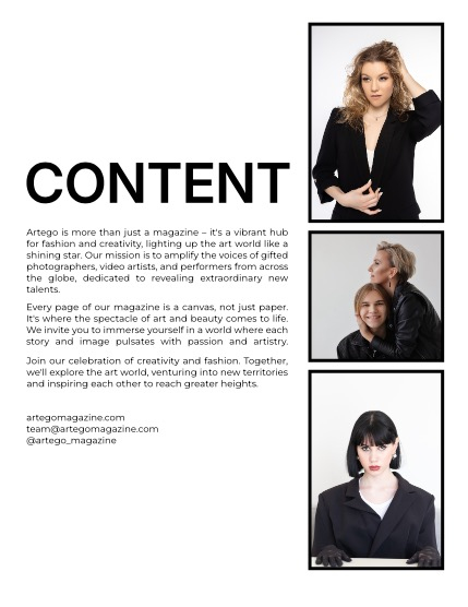 ARTEGO MAGAZINE - PORTRAIT MAY ISSUE 866, page 2