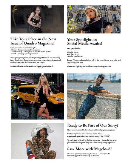 QUADRO MAGAZINE - FASHION & GLAMOUR AUGUST (Vol 1250), page 3