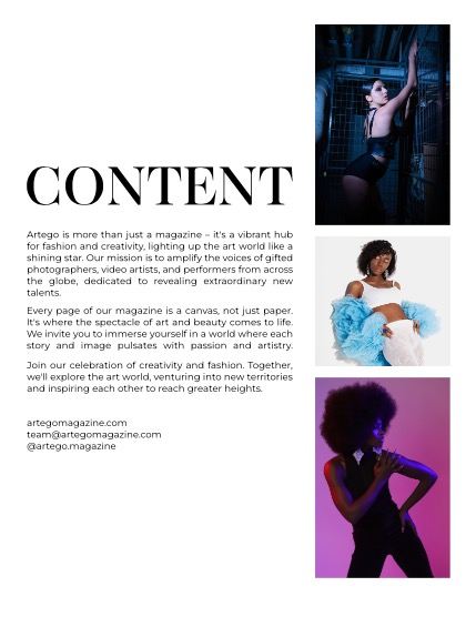 ARTEGO MAGAZINE - PORTRAIT OCTOBER ISSUE 560, page 2