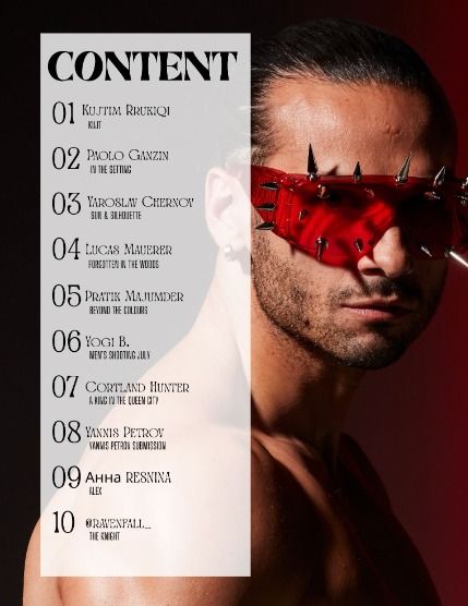 Антеймд, журнал. Мужской выпуск, июль 2026, выпуск 452 (UNTAMED MEN (Vol. 452 July 2026)), page 2