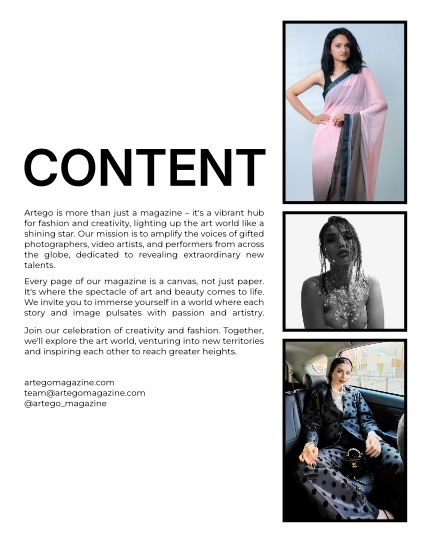 ARTEGO MAGAZINE - EMOTIONS. ART. FASHION JULY ISSUE 975, page 2