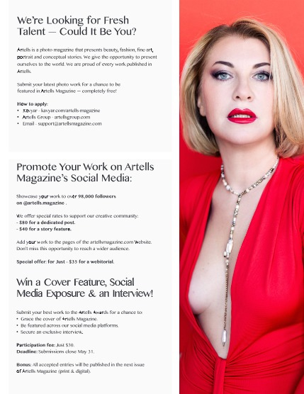 ARTELLS MAGAZINE - PORTRAIT MAY (Vol 3245), page 3