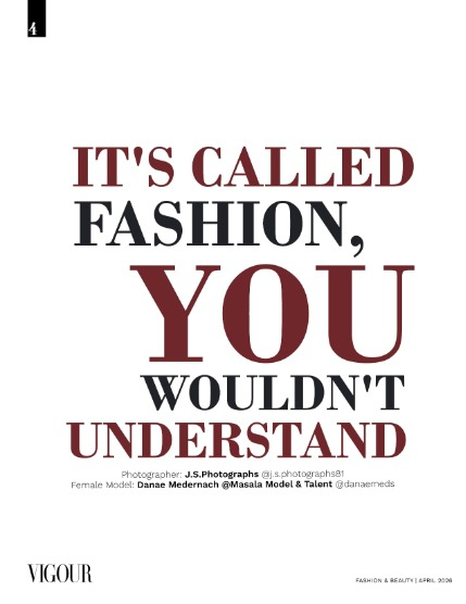 VIGOUR MAGAZINE Fashion & Beauty | April 2026 | Issue 03, page 4