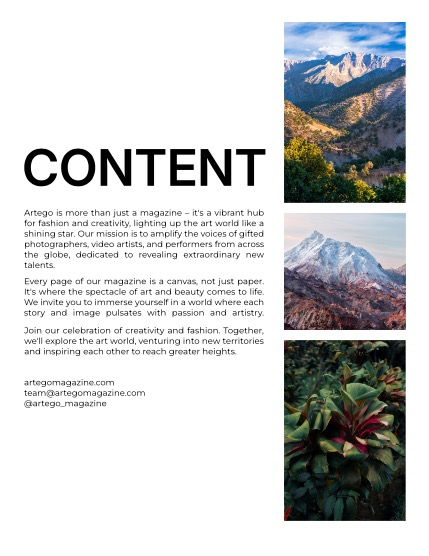 ARTEGO MAGAZINE - NATURE & TRAVELS APRIL ISSUE 790, page 2