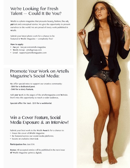 ARTELLS MAGAZINE - FASHION & GLAMOUR JULY (Vol 3387), page 3