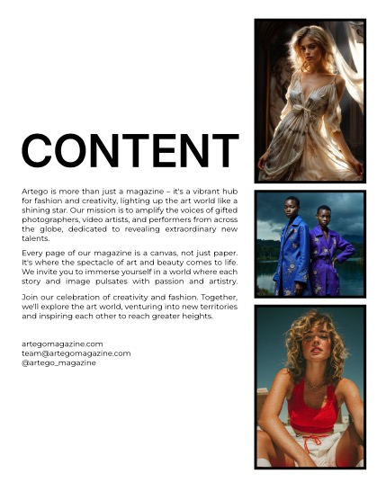 ARTEGO MAGAZINE - FINE-ART & AI JULY ISSUE 931, page 2