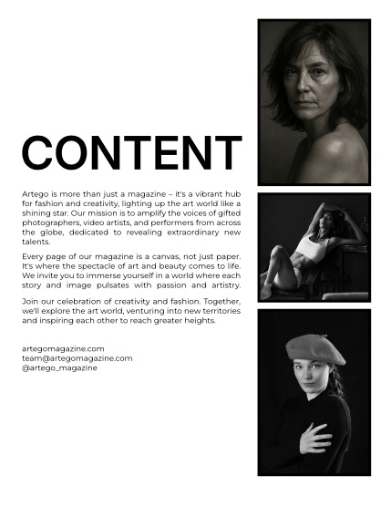 ARTEGO MAGAZINE - PORTRAIT JULY ISSUE 958, page 2