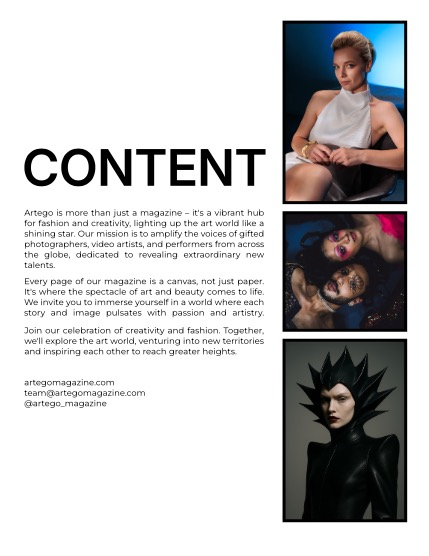 ARTEGO MAGAZINE - FASHION GLAMOUR JULY ISSUE 950, page 2
