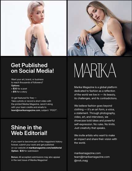 MARIKA MAGAZINE PORTRAIT (ISSUE 5865 - August), page 2