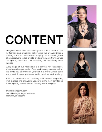 ARTEGO MAGAZINE - FASHION & GLAMOUR APRIL ISSUE 787, page 2